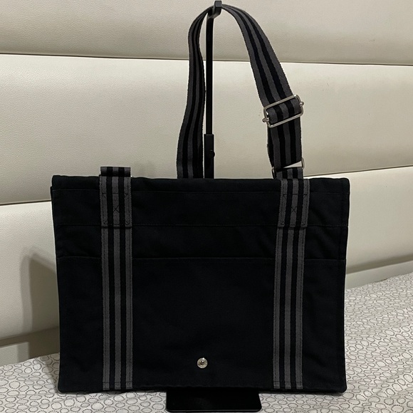 Hermes Canvas Messenger Bag - Picture 1 of 14
